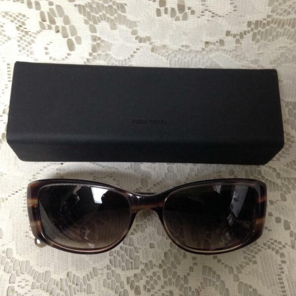 Vera Wang Brown Tortoise Sunglasses with Original Case
