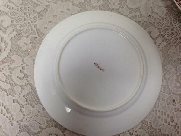 Antique, Rare, RD 24403, Brown- Blue Willow 7.5in Bread or Salad Plate