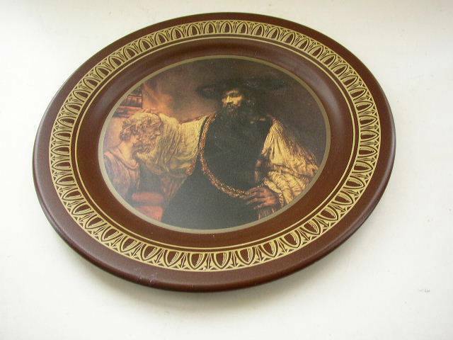 Vintage, Ohio Art, 10in- Aristotle Contemplating the Bust of Homer, By Rembrandt