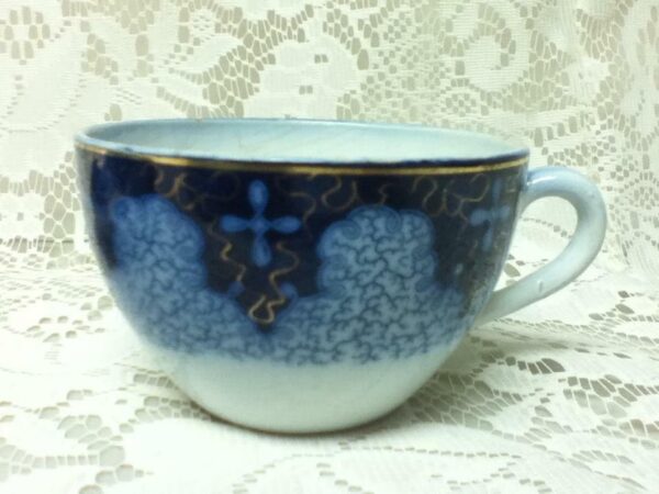 Antique, 3-pc Set, Made in Germany Flow Blue , Plate, Cup and Saucer