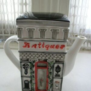 Beautiful, Rare, Antique Shop Figural Teapot