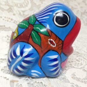 Vintage, Mexico, Blue Frog Ashtray 3in x 3in x 3in