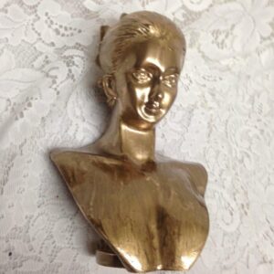 Bust of a Golden Lady 9in x 6in x 5in