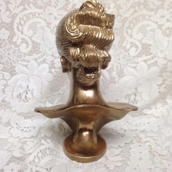 Bust of a Golden Lady 9in x 6in x 5in