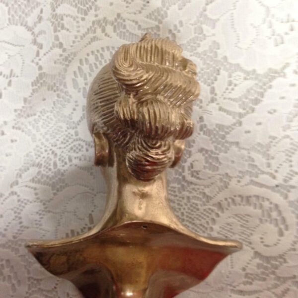 Bust of a Golden Lady 9in x 6in x 5in