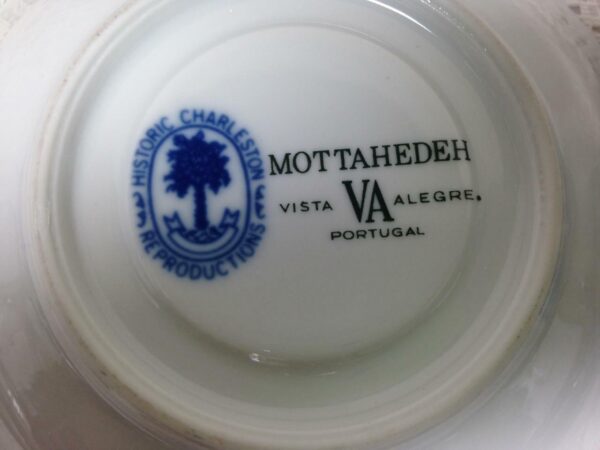 Mottahedeh, Rare, Vista Alegre Portugal Blue Willow Trio Set