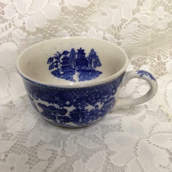 Vintage, Blue Willow Trio Set, Cup, Saucer and Luncheon Plate