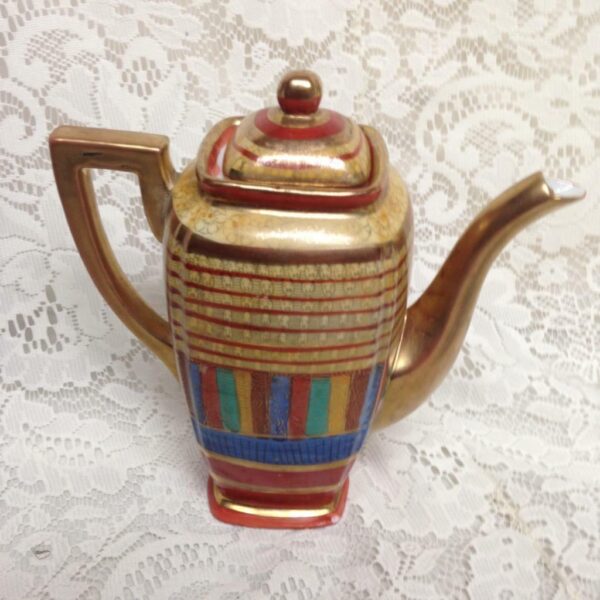 Art Deco, Elegant, Stunning, Good Quality Pagoda Teapot