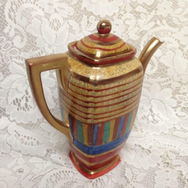 Art Deco, Elegant, Stunning, Good Quality Pagoda Teapot