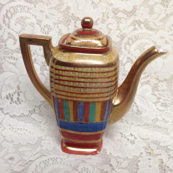 Art Deco, Elegant, Stunning, Good Quality Pagoda Teapot