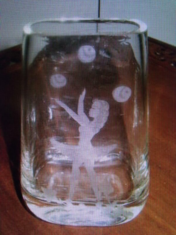 Vintage, Glass-Crystal 7.25in Ballerina-Juggler Vase