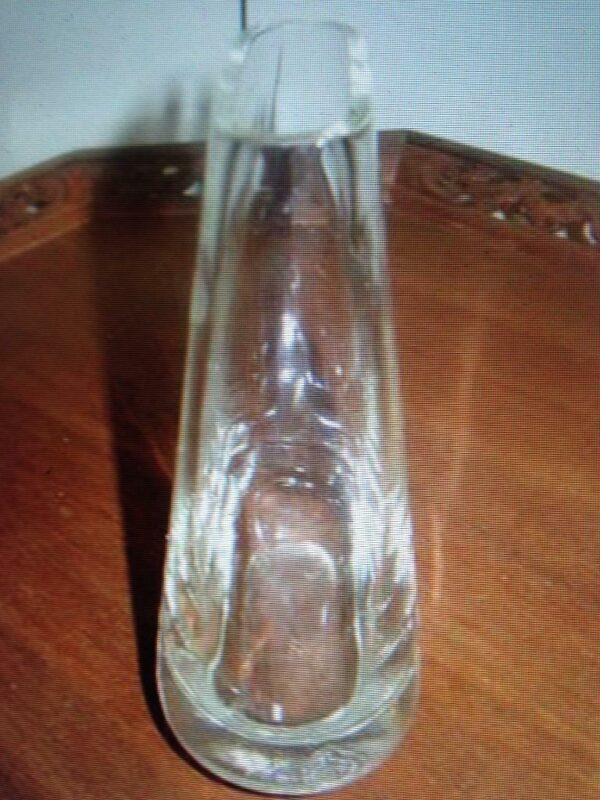 Vintage, Glass-Crystal 7.25in Ballerina-Juggler Vase