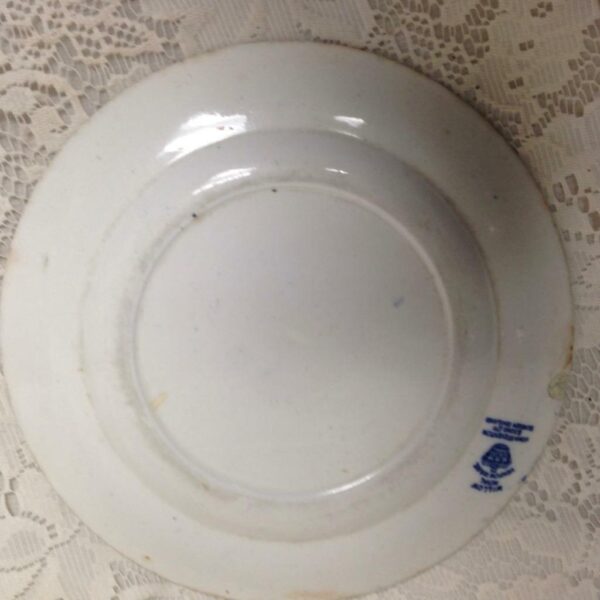 Vintage, Blue Willow 2pc Bread-plate and Luncheon Plate- John Steventon- Woods