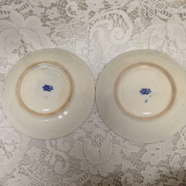 Vintage, Occupied Japan, Blue Willow 4pc Cups and Saucers