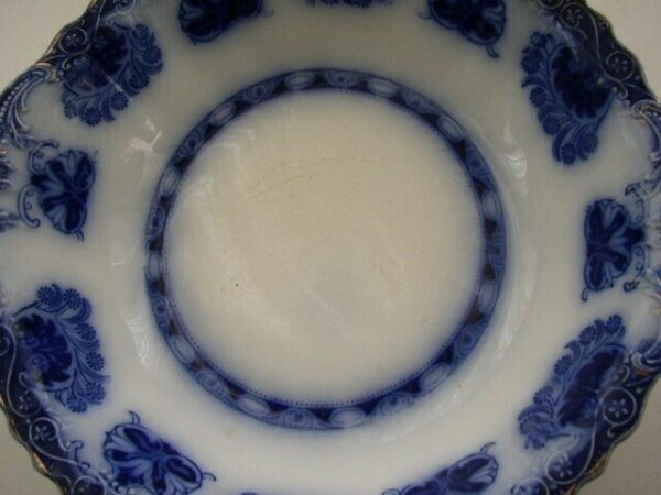 Antique, English, Grindley Baltic Flow Blue Soup Tureen Bowl (No lid)