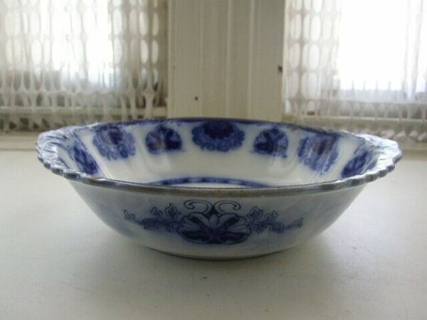 Antique, English, Grindley Baltic Flow Blue Soup Tureen Bowl (No lid)