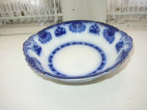 Antique, English, Grindley Baltic Flow Blue Soup Tureen Bowl (No lid)