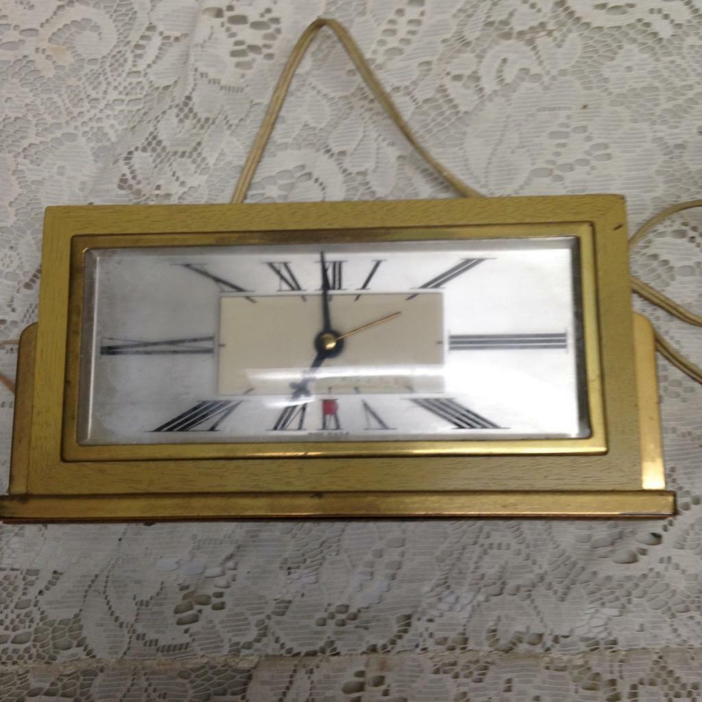 Vintage, Art Deco Seth Thomas Electric Clock 4.5in x6.5in x 2.5in