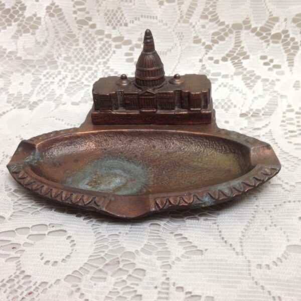 Vintage, The Capitol, Washington DC Ash Tray Souvenir 5.5in x 4inx 3inH