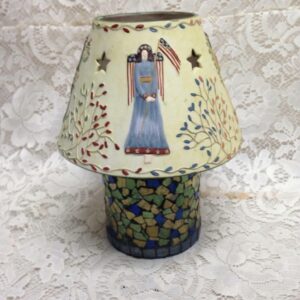 Yankee Candle, 2pc Angel Lamp with Shade 10in x 7in