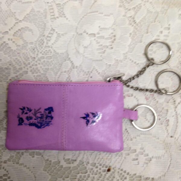 Blue Willow Coin Purse- Key Chain 5in x 3in