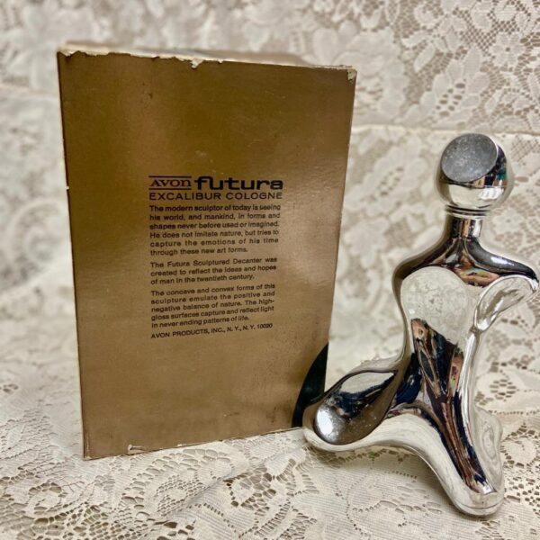 1970s Avon Futura Excalibur Cologne Decanter 5fl oz (NIB)