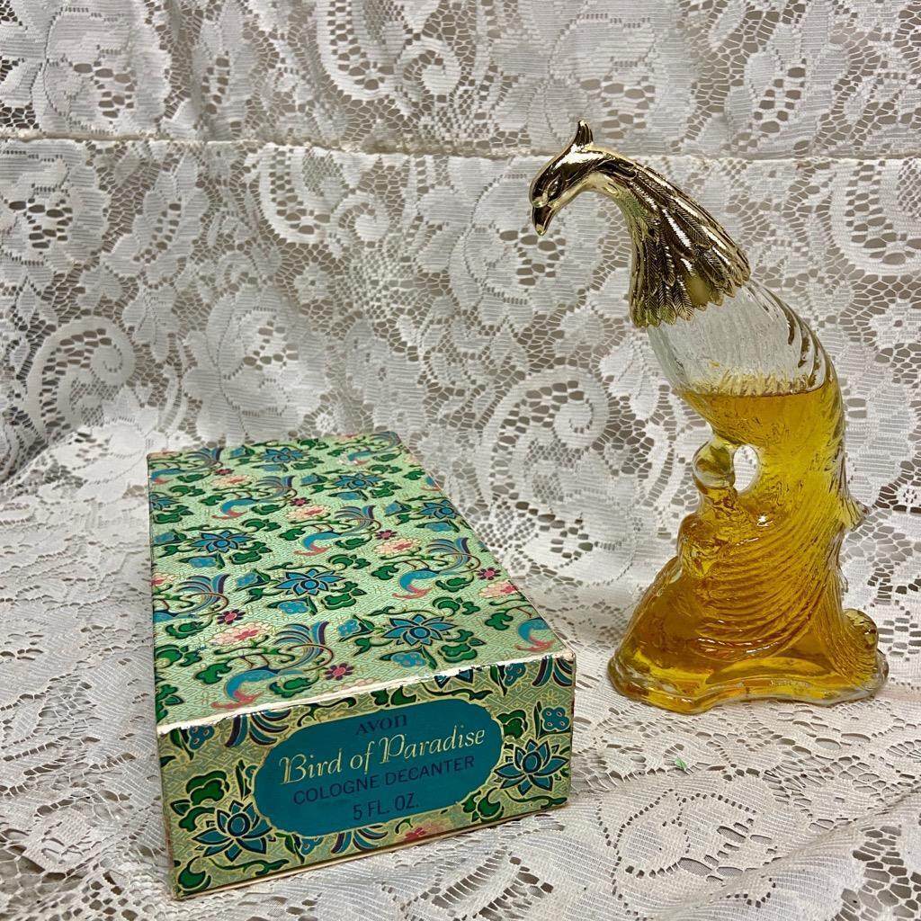 1970s Avon Bird of Paradise Cologne Decanter 5fl oz (NIB)