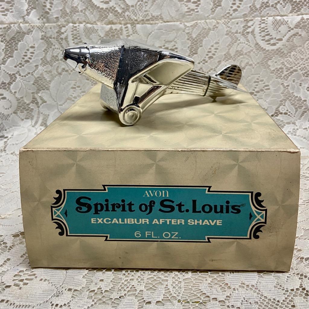 1970 Avon Spirit of St Louis Excalibur After Shave Decanter 6floz(NIB)