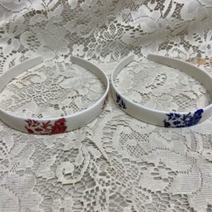 2pc Blue and Red Willow Head Band