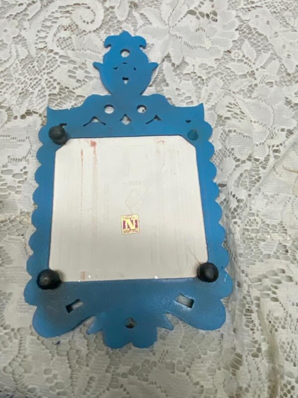 Vintage, Blue Floral, Napcoware, Japan, Ceramic Tile Trivet-Teapot Stand