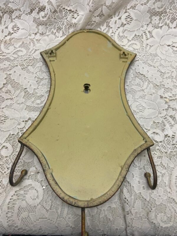 Vintage, Wall Metal Key, Hat or Coat Hanger 18in H x 8in W