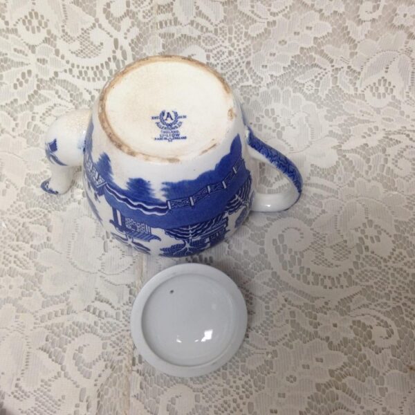 Vintage, Allerton, Blue Willow 6pc Tea and Dinner Set for 1