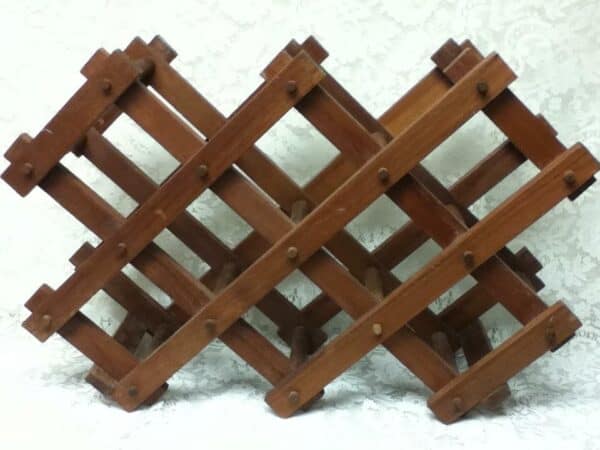 Vintage, Large, Heavy Duty, 26in x 18in x 9in Wooden Wine Rack or Bottle Holders