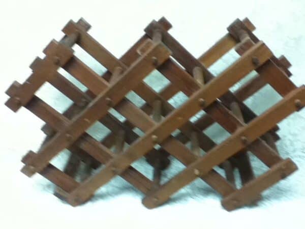 Vintage, Large, Heavy Duty, 26in x 18in x 9in Wooden Wine Rack or Bottle Holders