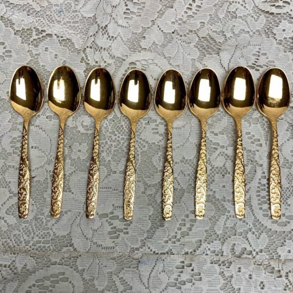 Vintage, 39-pc American, Golden Heritage Flatware for 8 with Box