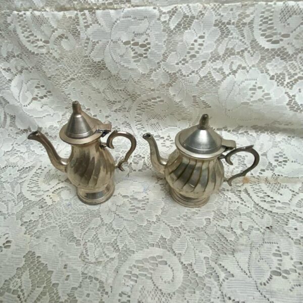 Vintage, Rare 6-pc Silver Plated Childs Tea Set