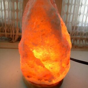 Wonderful, Heavy, Rock Crystal, Flaming Night Light or Elec. Lamp