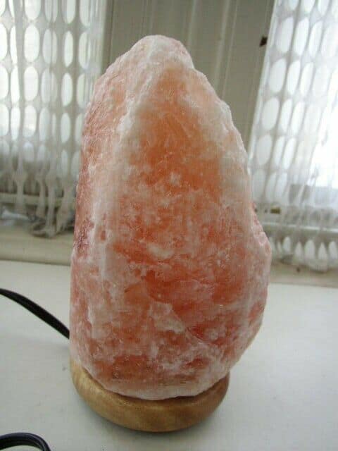 Wonderful, Heavy, Rock Crystal, Flaming Night Light or Elec. Lamp