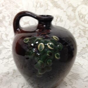 Vintage, Rare, Weller Louelsa Art Pottery Wine Jug no. 27 - 6in H x 5in D