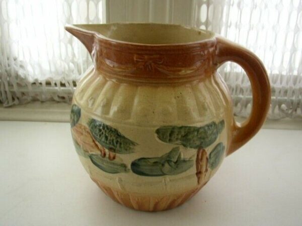 Antique, Rare, Yellow Ware Pitcher