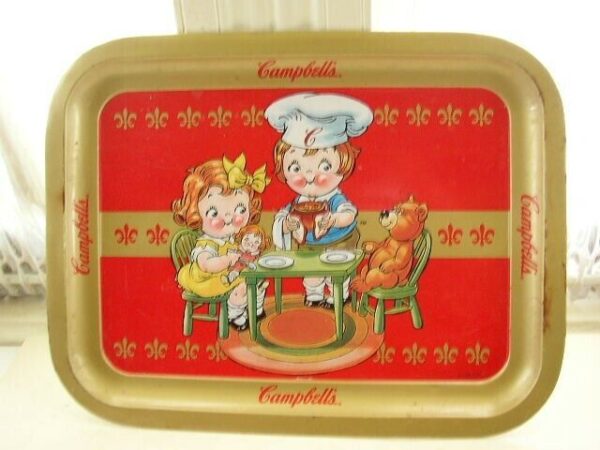 Beautiful, Campbell Soup Advertising Tray 14in L x 11in W