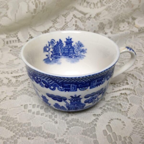 Vintage, Flair-Japan, 3-pc Blue Willow Trio Tea-Dinner Set