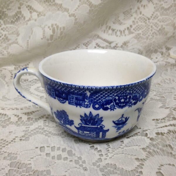 Vintage, Flair-Japan, 3-pc Blue Willow Trio Tea-Dinner Set