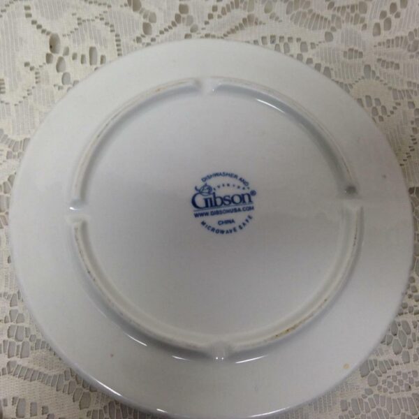 Beautiful, Gibson, Blue Willow, 6.5in Round Ceramic Dish - Under Plate-Tea Tile