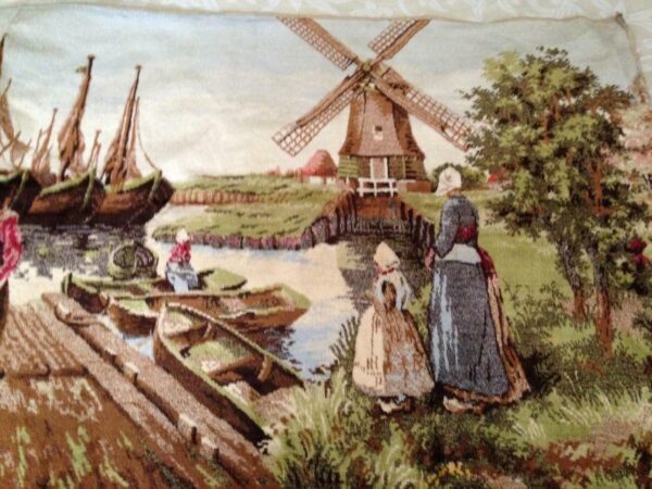 Vintage, Beautiful, Souvenir of Holland Tapestry 68in x 56in