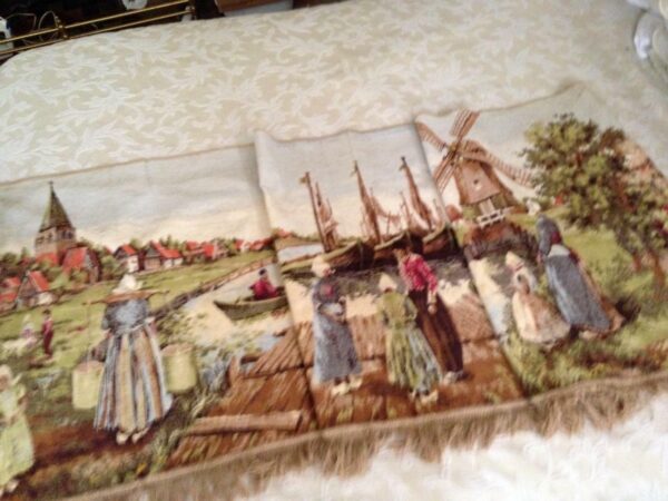 Vintage, Beautiful, Souvenir of Holland Tapestry 68in x 56in