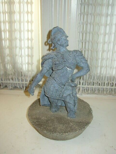 . Antique, Alexander the Great Sculpture on Urn Lid