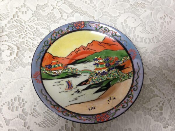 Vintage, Rare, JapanVariant, Gaudy Blue Willow 5.75in Saucer