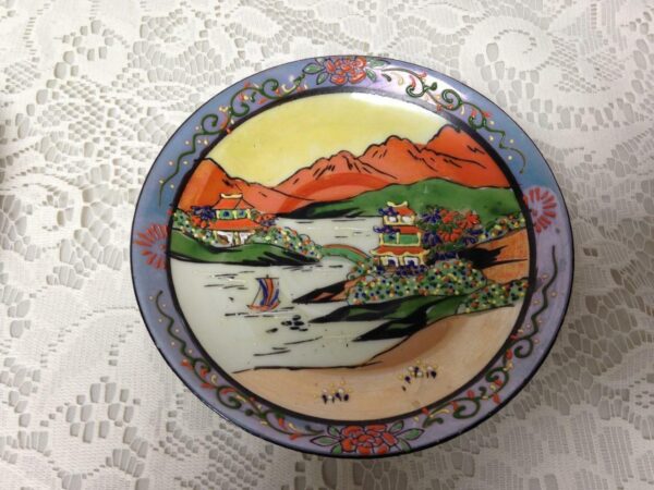 Vintage, Rare, JapanVariant, Gaudy Blue Willow 5.75in Saucer