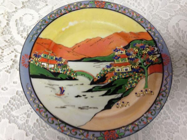 Vintage, Rare, JapanVariant, Gaudy Blue Willow 5.75in Saucer